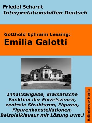 cover image of Emilia Galotti